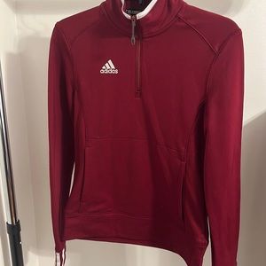 Adidas quarter zip with pockets and thumb holes